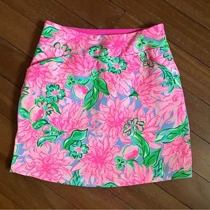 Lilly Pulitzer Luxeletic Floral Skirt/Skort